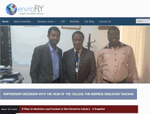 Tablet Screenshot of envirofly-group.com